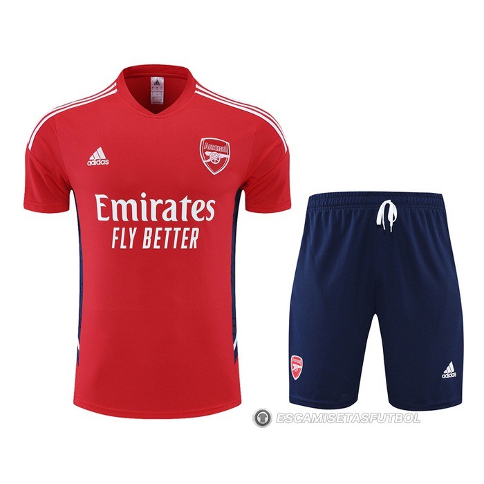 Chandal del Arsenal Manga Corta 22-23 Rojo - Pantalon Corto